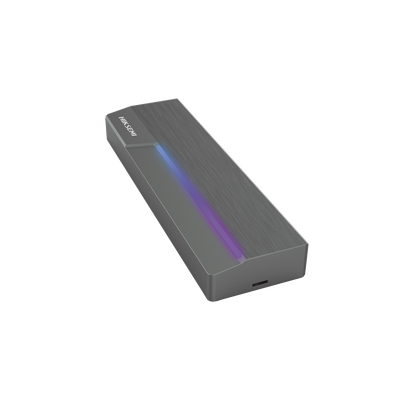 Carcasa para SSD M.2 y SATA (Enclosure) / Conector USB-C / ASUS Aura RGB SYNC  / Hasta 10 Gbps / Tamaños: 2242, 2260 y 2280