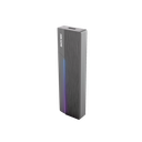 Carcasa para SSD M.2 y SATA (Enclosure) / Conector USB-C / ASUS Aura RGB SYNC  / Hasta 10 Gbps / Tamaños: 2242, 2260 y 2280