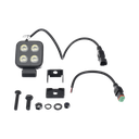 Luz de Trabajo Ultra brillante Cuadrada, 4 LED, 2650 Lúmenes, 12-24 Vcd