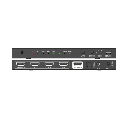 Switch HDMI 4x1 | 8K@60Hz 4:2:0 | 48 Gbps | ARC/eARC | Extracción de Audio | Gestión EDID | Control CEC