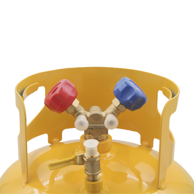 Cilindro/Tanque portátil 30 Libras / para contenido de refrigerante /  Aires Acondicionados / Refrigeración / Climatización Automotriz.