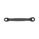 Juego de 2 llaves Estriadas de Matraca 4 en 1 con 8 Medidas Inglesas 1/2-5/8", 3/4-9/16", 1/4-3/8", 7/16-5/16"