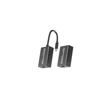 Extensor Mini 4K120Hz USB-C a HDMI | Transmisión 18 Gbps | Distancia 60m 4K@60Hz | HDR10 / HDCP 2.2 | Protección ESD ±8KV | Alimentación por Fuente de Señal