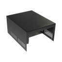 Gabinete para Radios ICOM Serie 121/221/121S/221S/M/5013 compatible con Fuente de Poder SEC (Fuente y Radio NO incluidos).