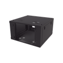 Gabinete de Pared con Puerta de Cristal Templado, 635 mm de Profundidad, 6U Rack de 19 in, Acero Reforzado