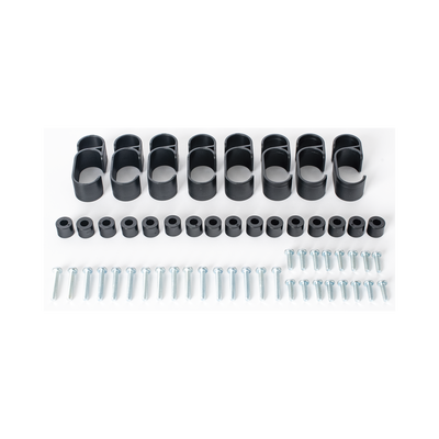 Montaje de Escritorio articulado para 4 monitores de 13 a 27" /  Soporta hasta 15 kg / Vesa 75 x 75 / 100 x 100 / Acero