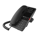 Teléfono IP Hotelero / 2 Líneas SIP / 5 Teclas Programables / Puerto USB-A de Carga / PoE 802.3af / Ethernet 10/100 / Audio HD Manos Libres