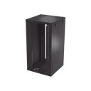 Gabinete de Pared 24U de 635 mm de Profundidad, Rack de 19 pulgadas en Acero Reforzado: Compacto y Resistente para Soluciones Profesionales