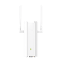 Punto de Acceso Omada Exterior / Wi-Fi 6 AX1800 MU-MIMO 2x2 / Mesh Omada / Alta Densidad de Usuarios / Carcasa Resistente IP67 / Configuración por Controlador o Stand-Alone / Para Montaje en Mástil/ Pared / Alimentación PoE+