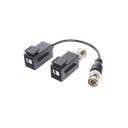 Kit de Transceptor (Balluns) TURBOHD con Boton Push / Hasta 8 MP (4K) / 100% Cobre / Soporta HD-TVI / AHD / CVI / CVBS / Audio por Coaxitron / Datos para Menu de Configurar de Cámaras