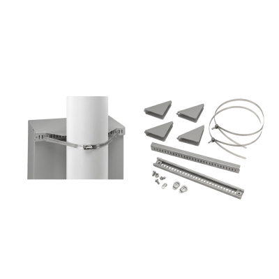 Kit de Montaje en Poste para Gabinete Concept de 24 Pulgadas (610 mm) de Ancho, Acero Gris