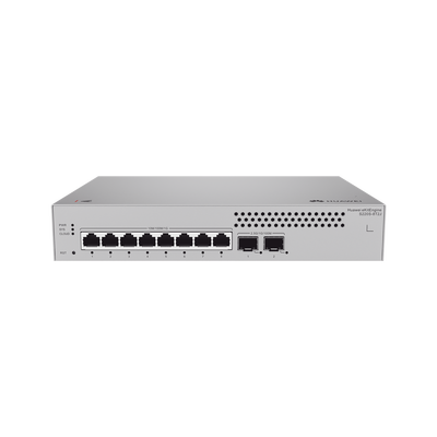 Switch de Acceso eKit Administrable Capa 2 / 8 Puertos Gigabit / 2 Puertos SFP 1-2.5 Gbps / Gestión Gratuita desde la Nube / Libre de Licenciamiento