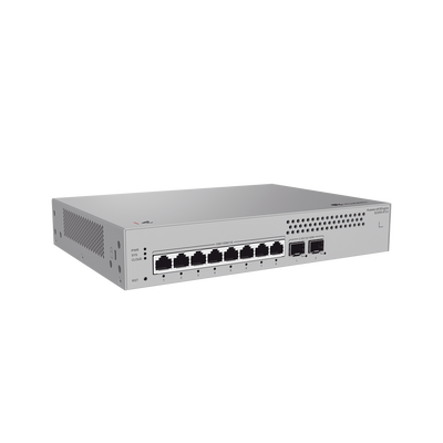 Switch de Acceso eKit Administrable Capa 2 / 8 Puertos Gigabit / 2 Puertos SFP 1-2.5 Gbps / Gestión Gratuita desde la Nube / Libre de Licenciamiento