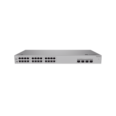 Switch de Acceso eKit Administrable / Capa 2 / 24 Puertos PoE+ Gigabit + 2 Puertos SFP (2.5 Gbps) + 2 Puertos SFP+ /  PoE Perpetuo / Presupuesto PoE 195 W / Sin licenciamiento