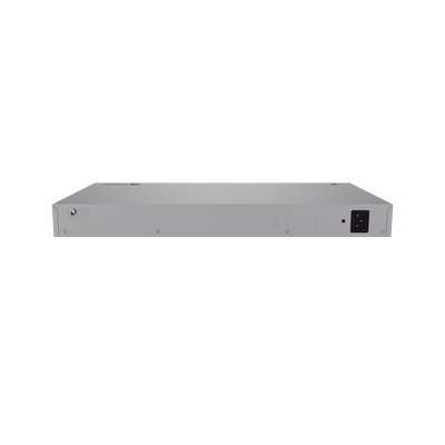 Switch de Acceso eKit Administrable / Capa 2 / 24 Puertos PoE+ Gigabit + 2 Puertos SFP (2.5 Gbps) + 2 Puertos SFP+ /  PoE Perpetuo / Presupuesto PoE 195 W / Sin licenciamiento
