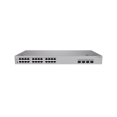 Switch de Acceso Gigabit Administrable PoE Capa 2+ / 24 puertos 10/100/1000 Mbps (PoE) / 4 Puertos 2.5GE SFP Uplink  / ERPS / Rutas Estáticas / PoE Perpetuo / 400 W / Administración Nube Gratis