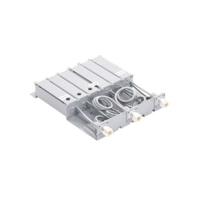 Duplexer WisperNet en VHF, 6 Cav. 148-160 MHz, 50 Watt, 5 MHz Sep. Rechazo de Banda, N Hembras.
