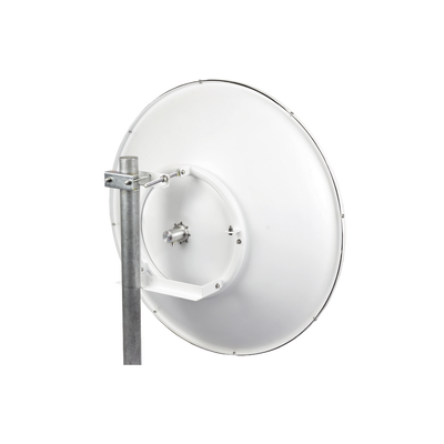 1 Antena Direccional de alto rendimiento / diámetro  de 60 cm / 5.9-7.2 GHz / Ganancia 30 dBi / SLANT de 45 ° y 90 ° / Ideal para 30 km / Conector N-Hembra / Montaje  y jumpers incluidos.