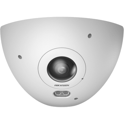 Cámara Fisheye Network DeepinView 6 MP / 360° Panorámica / 2560 × 2560 / IR 15 m (49.2 ft) / IP67 IK10 / Audio Bidireccional / Deep Learning / Heatmap / 20 Modos Visualización