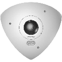 Cámara Fisheye Network DeepinView 6 MP / 360° Panorámica / 2560 × 2560 / IR 15 m (49.2 ft) / IP67 IK10 / Audio Bidireccional / Deep Learning / Heatmap / 20 Modos Visualización