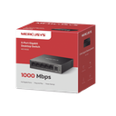 Switch NO Administrable / Para escritorio / Carcasa de Metal / 8 puertos 10/100/1000 Mbps / Diseño Compacto / Plug and Play