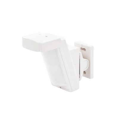 Detector de Movimiento con Anti-enmascaramiento / 100% Exterior /  Cableado / Hasta 12 metros a 85° de cobertura/ Instalación a 3 metros / Compatible con cualquier panel de alarma