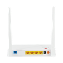ONU Dual G/EPON con Wi-Fi en 2.4 GHz + 4 puertos LAN Gigabit, hasta 300 Mbps vía inalámbrico