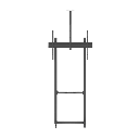 Montaje de Piso Móvil para Pantallas de  65 in a 100 in | vesa 100 x 100 hasta 1000 x 600 | carga maxima soportada 120kg| Fabricado en aluminio y acero
