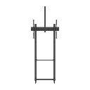 Montaje de Piso Móvil para Pantallas de  65 in a 100 in | vesa 100 x 100 hasta 1000 x 600 | carga maxima soportada 120kg| Fabricado en aluminio y acero