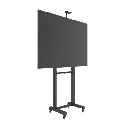 Montaje de Piso Móvil para Pantallas de  65 in a 100 in | vesa 100 x 100 hasta 1000 x 600 | carga maxima soportada 120kg| Fabricado en aluminio y acero