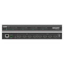 Matriz HDMI 4×4 | Video Wall | Seamless Switch | 10 Modos de Visualización |  4K@60Hz 4:4:4 | HDMI 2.0b y HDCP 2.2 | Control vía Web, IR, RS-232 y TCP/IP
