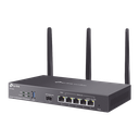 Router Omada VPN / SDN Multi-WAN Gigabit / 1 Puerto WAN SFP Gigabit / 1 Puerto WAN RJ45 Gigabit / 2 Puertos LAN RJ45 Gigabit / 2 Puertos Configurables LAN/WAN / 150,000 Sesiones Concurrentes / Administración Centralizada Omada o Stand-Alone
