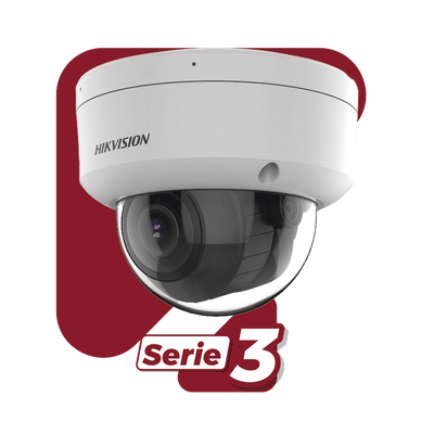 [Dual Light] Domo IP 4 Megapíxel / Lente Motorizado 2.7 a 13.5 mm / 30 mts IR + 30 mts Luz Blanca  / Exterior IP67 / IK10 / WDR 120 dB / PoE / ONVIF / Micro SD