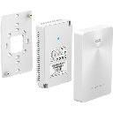 Punto de acceso Wi-Fi 6 802.11ax de pared, MU-MIMO 2x2:2 (2.4G) y 3x3:2 (5G), Throughput inalámbrico de 3 Gbps y 4 puertos Gigabit cableados
