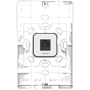 Punto de acceso Wi-Fi 6 802.11ax de pared, MU-MIMO 2x2:2 (2.4G) y 3x3:2 (5G), Throughput inalámbrico de 3 Gbps y 4 puertos Gigabit cableados