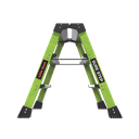 Escalera Plegable 2 Peldaños de Fibra de Vidrio / Tamaño 66 cm ( 2' 2").