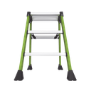 Escalera Plegable 2 Peldaños de Fibra de Vidrio / Tamaño 66 cm ( 2' 2").