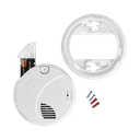 Alarma de Humo con Interconexión Inalámbrica / Advertencia de Voz con Ubicación / Sensor Fotoeléctrico / Baterías AA Reemplazables / 85 dB a 10 pies / Rango de Temperatura 4.4°C a 37.8°C / Cumple UL217
