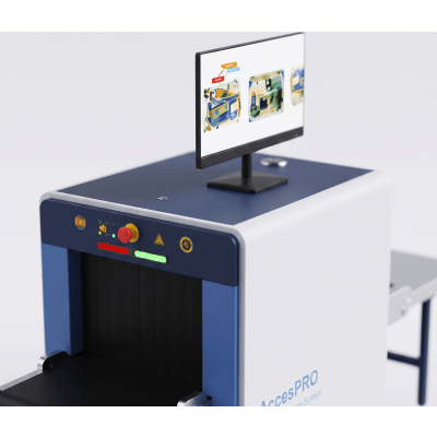 Sistema de Inspección por Rayos X AP5030H / Túnel 50x30 cm / Detección de Explosivos y Materiales Orgánicos / Monitor LCD 21.5" / Zoom 32x / Memoria 100,000 Imágenes / Puesta en Marcha y Capacitación Incluidas