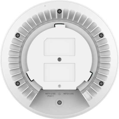 Punto de Acceso Wi-Fi 7 GWN7670 / 3.6 Gbps Inalámbrico / 5 Gbps Cableado / MIMO 2x2:2 / 256 Clientes Simultáneos / PoE+ / Montaje en Pared o Techo / BLE 5.3 / Controlador Integrado