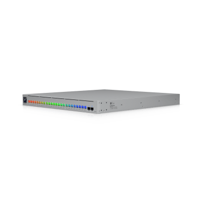 Enterprise Campus 24 PoE, Switch Empresarial Etherlighting™ PoE+++ Capa 3 de 24 Puertos (16 x 10 GbE y 8 x 2.5 GbE)  y 2 Puertos SFP28 de 25 G de Alta Disponibilidad