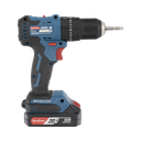 Rotomartillo Inalámbrico 20V / Motor Brushless / Broquero 1/2 in / 50 Nm Par de Apriete / 2 Baterías 2.0Ah con Cargador y Maletín