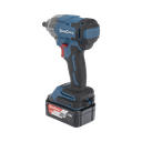 Llave de Impacto Inalámbrica de 20 V, incluye 2 Baterías de 4.0 AH, Cargador y Estuche plástico.