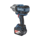 Llave de Impacto Inalámbrica de 20V, Entrada de 3/4 in, Incluye 2 Baterías de 6Ah, Cargador y Estuche