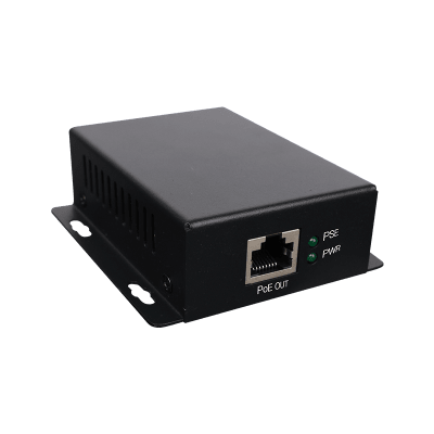 Inyector PoE Industrial / Ideal para Aplicaciones Solares / Entrada 9-32 Vcc / Salida PoE pasivo 24V / Conexión plug and play / Ideales para Enlaces Inalámbricos (Ubiquiti, Cambium, Mimosa, MikroTik)