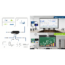Switch HDMI de Presentación 4x2 True 4K / Multi View / 4 HDMI Entradas / 2 HDMI Salidas / Escalador 4K Integrado / Control RS-232, IR, Telnet, Web GUI / Montaje en Rack / Modo de Espera para Ahorro de Energía