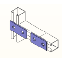Conector 9 cm, 2 Perforaciones.