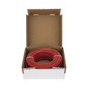 Cable Fotovoltaico Rojo / Cobre Estañado / 6 mm² (10 AWG) / 2000V / Rollo 50m / UL 4703 y TUV
