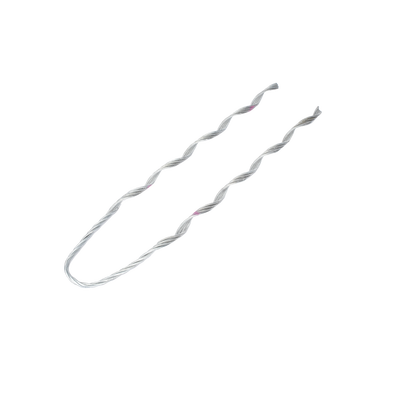 Remate Preformado de Acero Galvanizado para Fibra Mini-ADSS de 24 hilos, diámetros 7.5 - 8 mm
