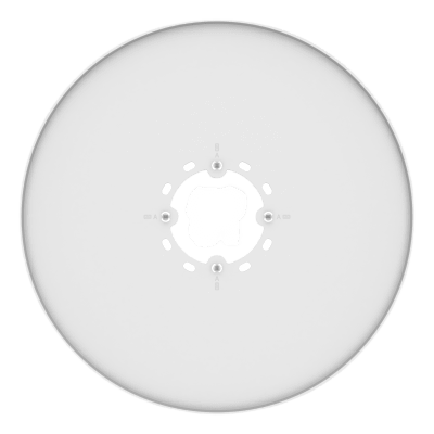 Cubierta de Agujero de Montaje SBP-315C / Policarbonato Blanco / Diámetro 326mm / Compatible con Cámaras PNM-9084QZ/RQZ1 y Monturas SBP-250WMN / Incluye Tornillos